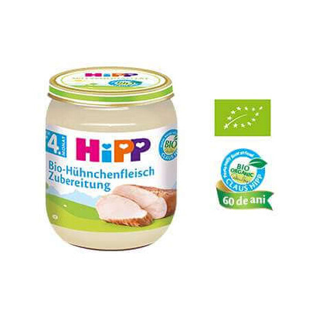 Kippenpuree, +4 maanden, 125 g, Hipp