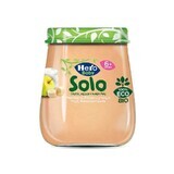 Organic smoothie with yoghurt, apples and bananas Solo, 120 gr, Hero Baby