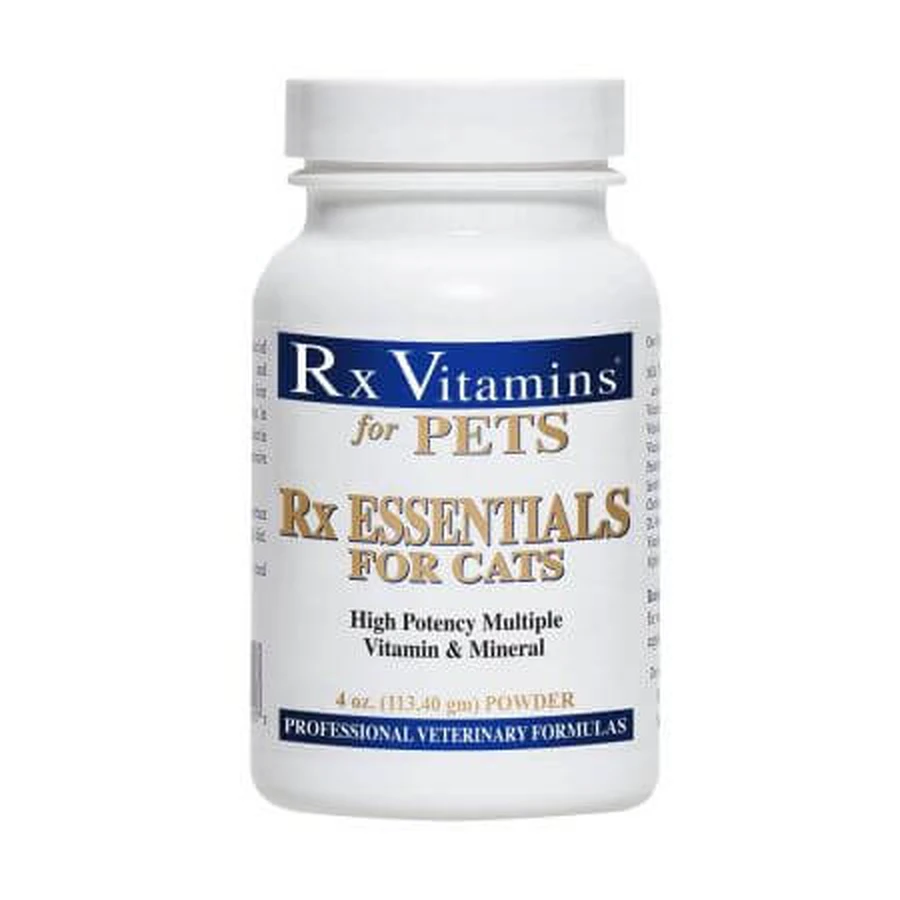 Multivitaminas y minerales para gatos Essentials Cat, 113,4 g, RX Vitamins