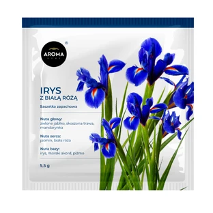 Aroma Home, saszetka zapachowa, irys z białą różą, 5,5 g