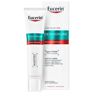 Eucerin DermoPure Clinical Hydra Repair, crème apaisante pour les peaux à tendance acnéique, 40 ml