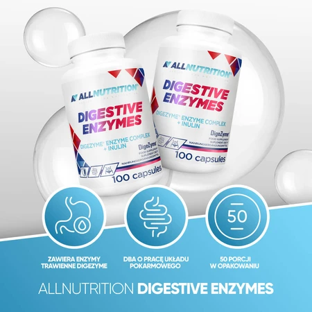 Allnutrition Enzimas digestivas, 100 cápsulas
