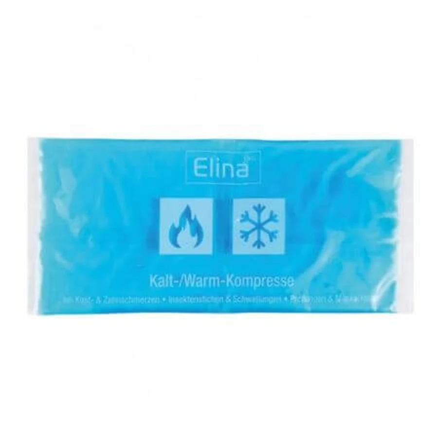 Compresa cu gel termic pentru terapie rece-cald, 29 cm x 12 cm, 1 bucata, Elina Med