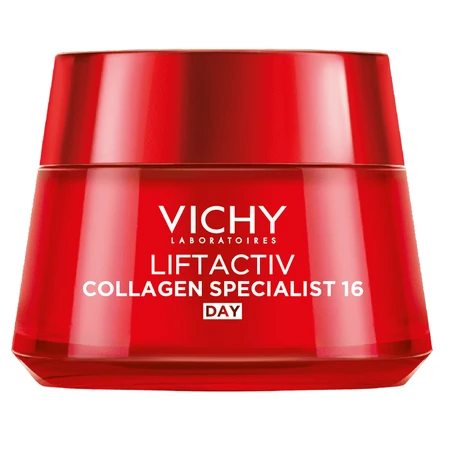 Vichy Liftactiv Collagen Specialist set, anti-wrinkle cream, all skin types, 50 ml + eye cream, 15 ml + light fluid SPF 50+, 15 ml + cosmetic bag free of charge