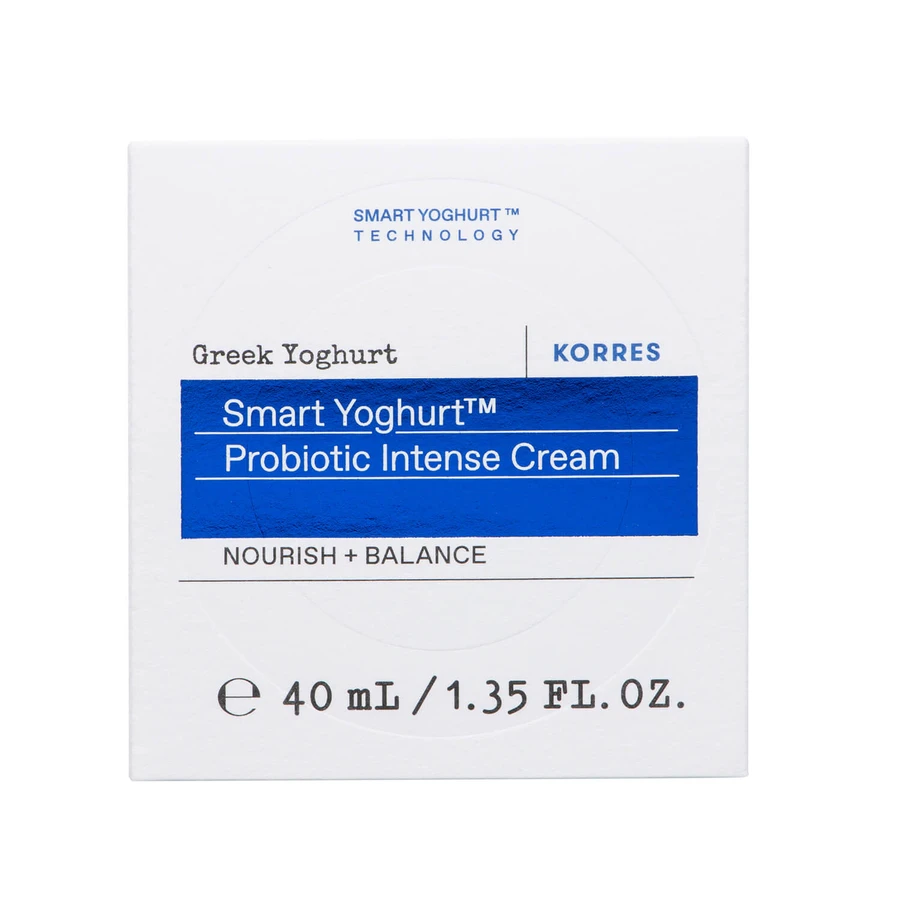 Korres Yogur Griego, crema hidratante intensiva, piel seca, 40 ml