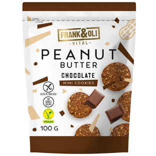 Frank&Oli Peanut Buttter, mini ciasteczka, czekolada, 100 g