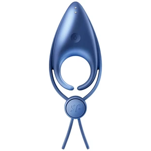 Satisfyer Sniper, vibrerende erectie ring, verstelbaar, blauw