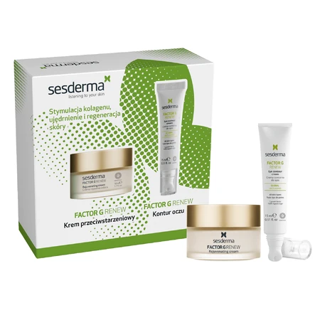 Set Sesderma Factor G Renew, cremă de față, 50 ml + cremă pentru îmbunătățirea conturului ochilor, 15 ml