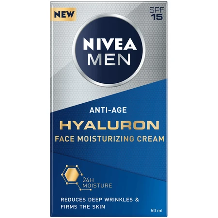Nivea Men Hyaluron, Anti-Falten-Gesichtscreme, 50 ml
