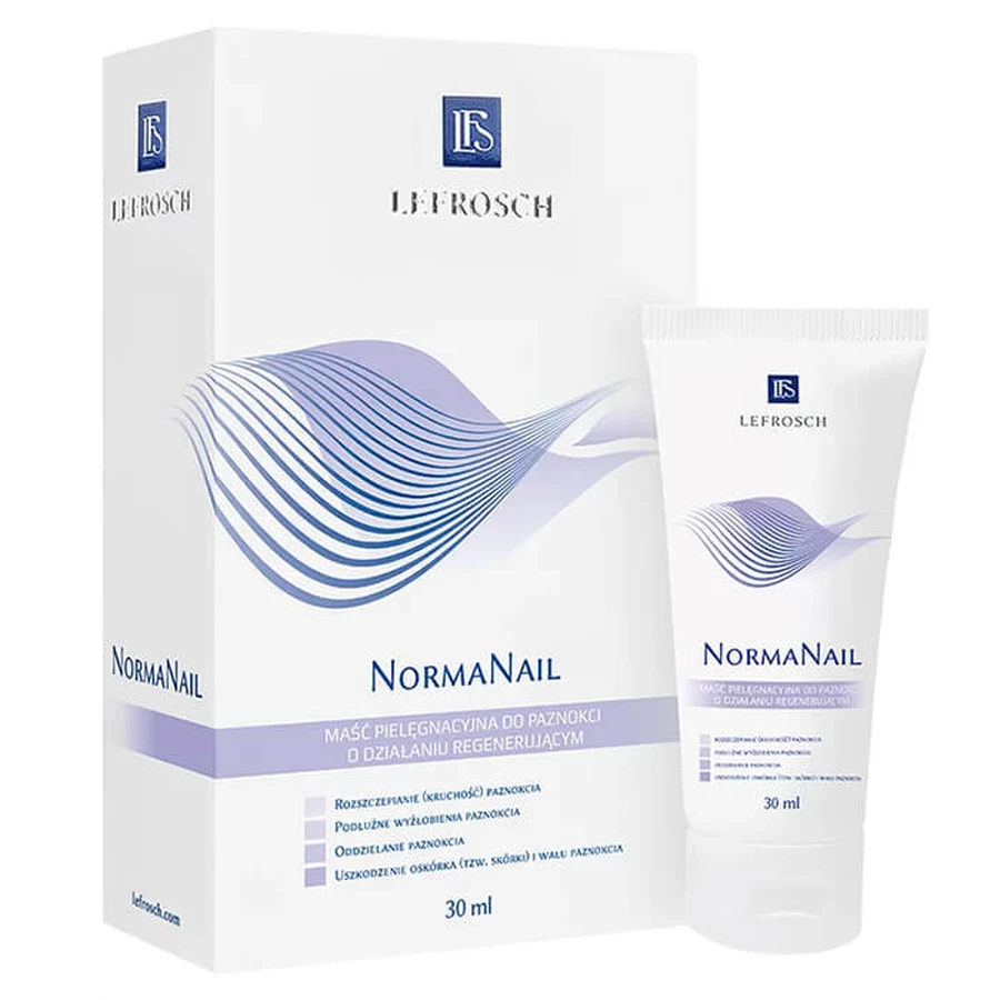 Lefrosch NormaNail, unguent pentru îngrijirea unghiilor cu efect regenerant, 30 ml