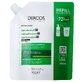 Vichy Dercos Anticaspa DS, champú anticaspa, cabello seco, recambio, 390 ml