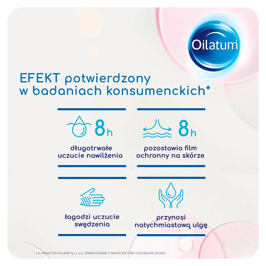 Set Oilatum Advanced Formula, emulsie de baie, din 1 zi de viață, 2 x 250 ml + cremă, piele uscată, foarte uscată, predispusă la atopie și alergii, 150 g pentru 1 penny