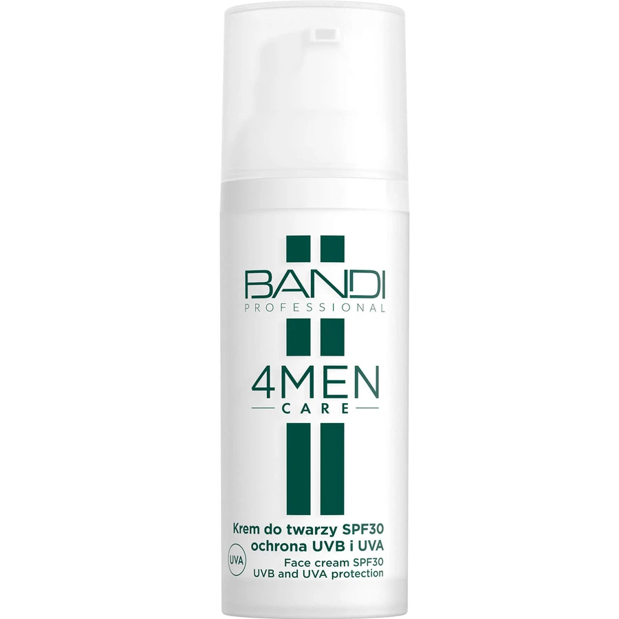 Bandi 4Men Care, crema facial FPS 30, protección UVB y UVA, para hombres, 50 ml