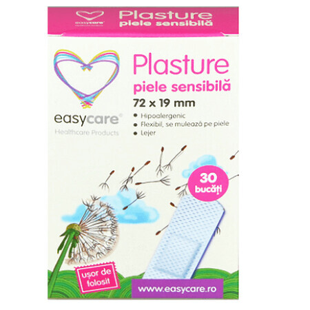 Patch pour peau sensible, 72 x 19 mm, EasyCare