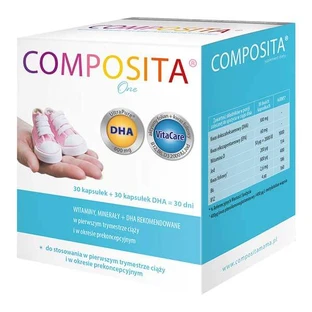 Composita One, 30 gélules + 30 gélules de DHA