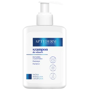 Aptederm Sensitive, szampon do włosów, skóra wrażliwa i atopowa, 250 ml