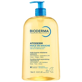 Bioderma Atoderm Huile de Douche, ulei hidratant pentru baie și duș, din ziua 1, 1 l
