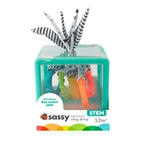 Sassy, cube sensoriel de manipulation Montessori, à partir de 12 mois, 1 pièce