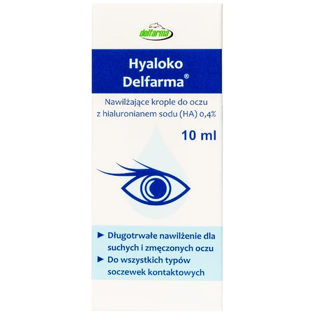 Delfarma Hyaloko, colirio hidratante, 10 ml