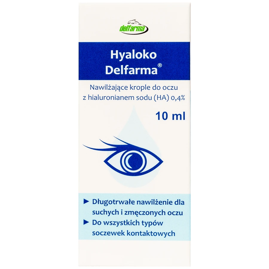 Delfarma Hyaloko, colirio hidratante, 10 ml