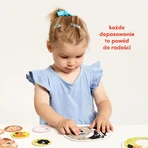 CzuCzu First Puzzle Families, puzzles para niños, a partir de 15 meses, 22 elementos