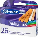 Mezcla familiar parches, 26pcs, Salvequick