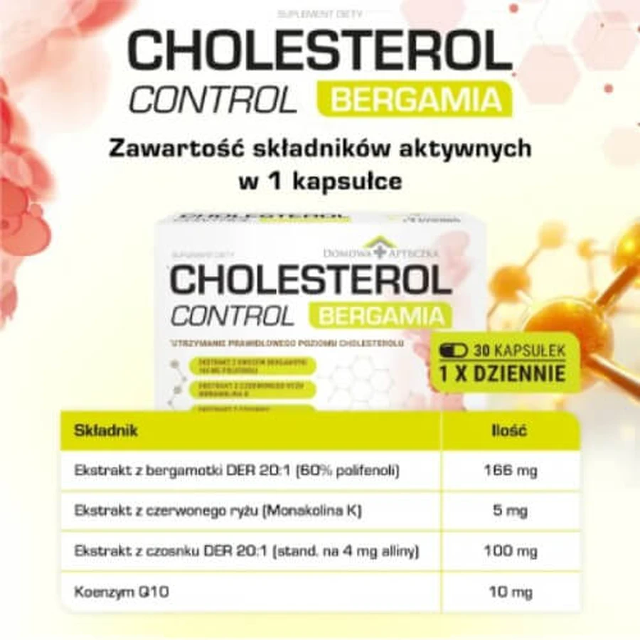Hausapotheke Cholesterin Kontrolle Bergamia, 30 Kapseln