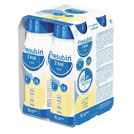 Fresubin 2 kcal Drink, 4x200 ml - cu aromă de vanilie, Fresenius Kabi