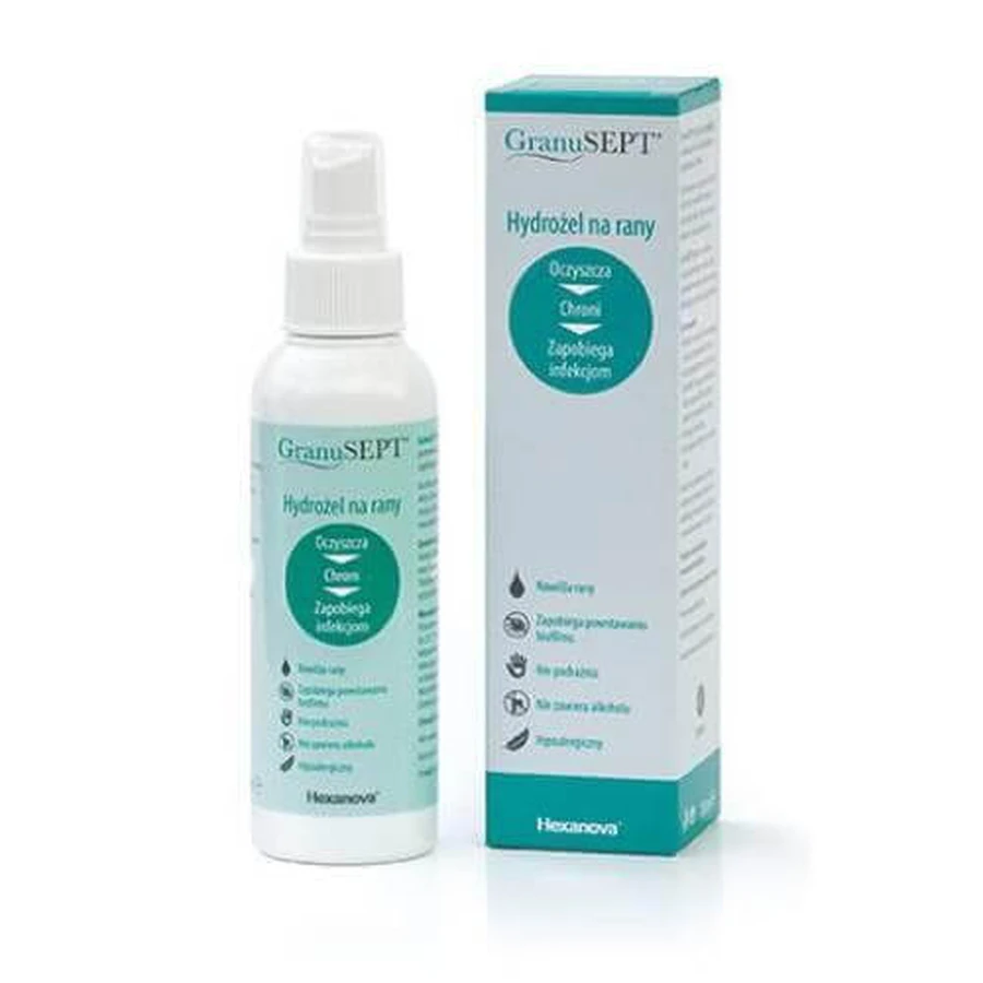 GranuSEPT Hydrożel na rany, 150ml: ceny i cechy