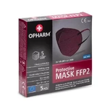 OPHARM Schutzmaske FFP2 kastanienbraun, 5 Stk.