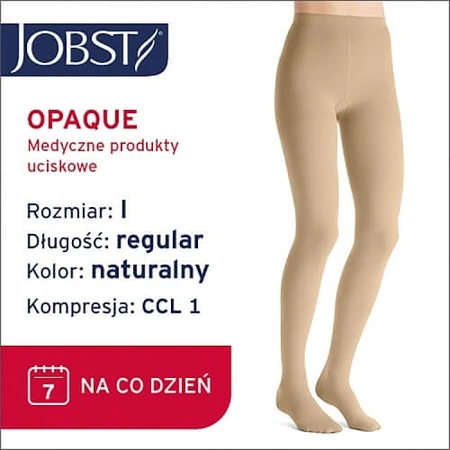 JOBST OPAQUE medias de compresión CCL1 natural, talla 1 ZP