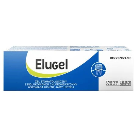 Elugel Gel dental limpiador sabor menta, 40 ml
