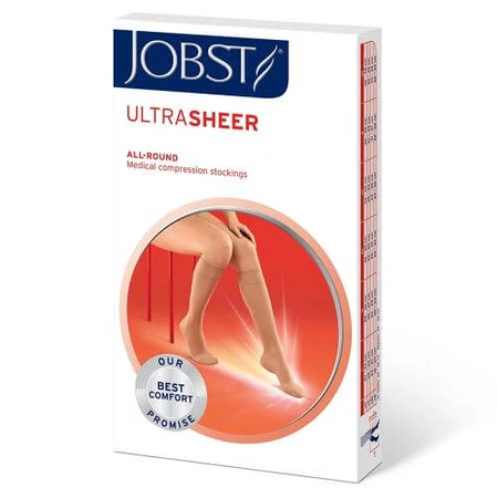 JOBST ULTRASHEER Șosete de compresie scurte CCL1 negru, mărimea 6 ZP