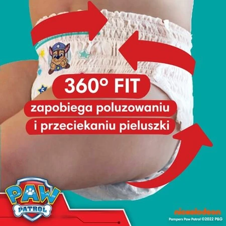 Pampers Baby Dry Pants scutece mărimea 5 Psi Patrol, 66pcs