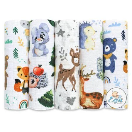 EGA KIDS 70x80cm tetanus diapers set No. 7 (7107), 5pcs