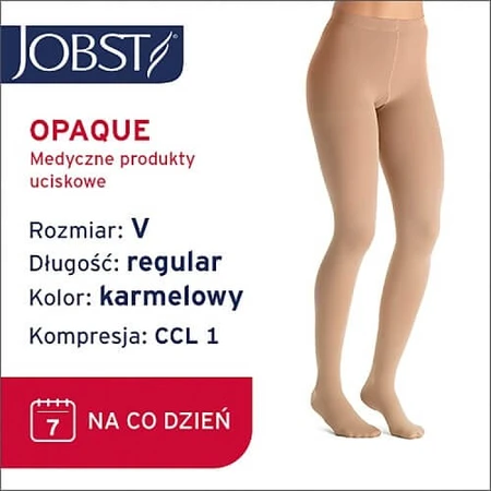 Colanți de compresie JOBST OPAQUE CCL1 caramel, mărimea 5 ZP