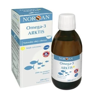 NORSAN Omega-3 Arktis Olio di merluzzo naturale, 200ml