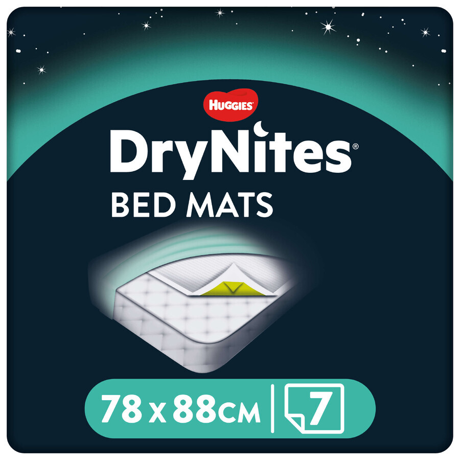 Alfombrillas de Cama DryNites, 7 pcs, Huggies