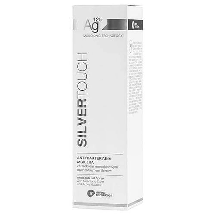 INVEX REMEDIES SILVER TOUCH Antibacterial mist with monoionic silver and active oxygen Ag125, 200 ml.