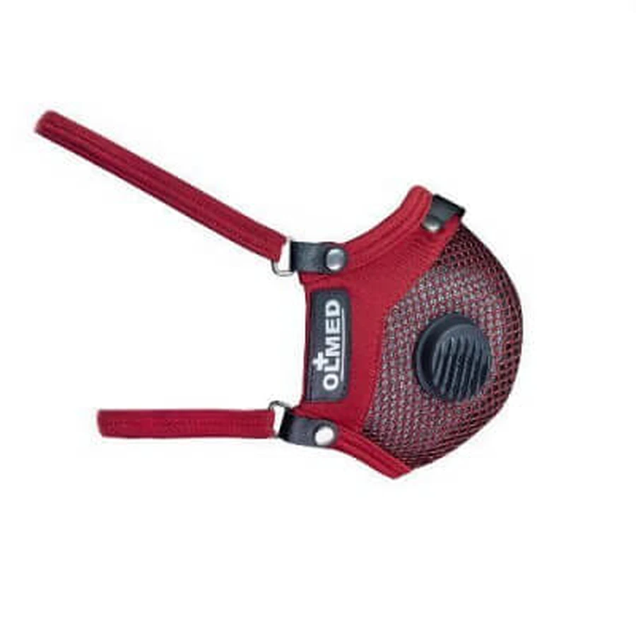 Olmed Sportmaske Maroon (1+1 Filter) Größe L entworfen von Angelika Józefczyk