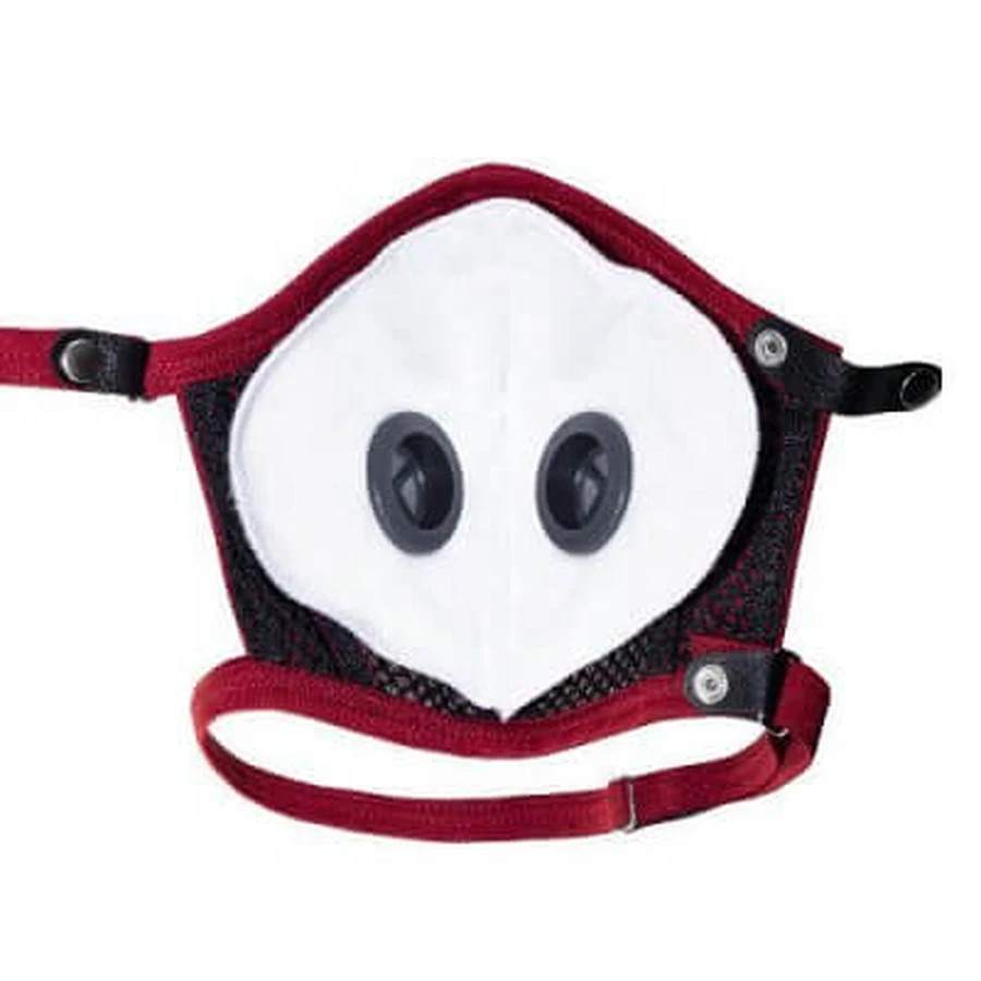 Olmed Sportmaske Maroon (1+1 Filter) Größe L entworfen von Angelika Józefczyk