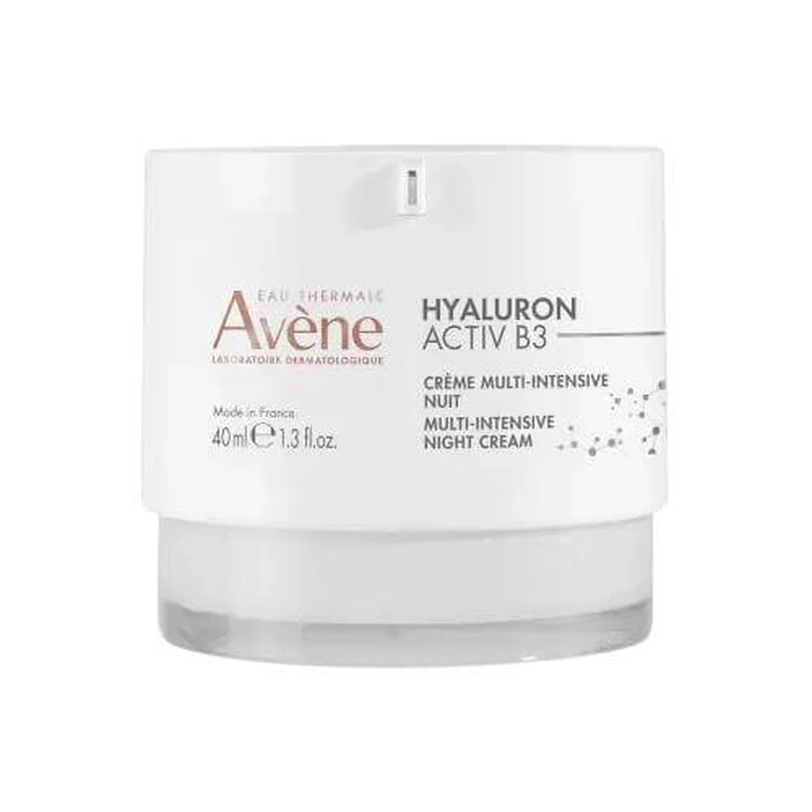 AVENE HYALURON ACTIV B3 Multiintensywny krem na noc, 40ml: ceny i cechy