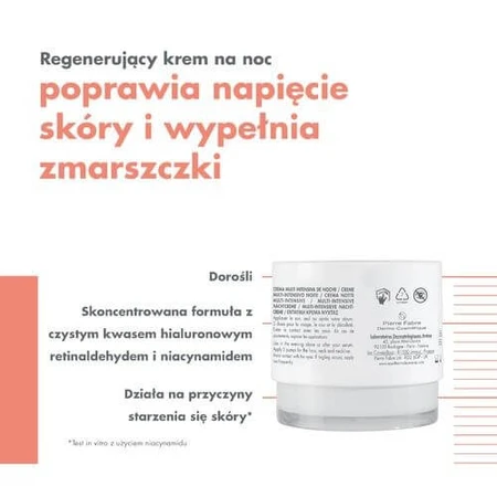 AVENE HYALURON ACTIV B3 Multiintensywny krem na noc, 40ml: ceny i cechy