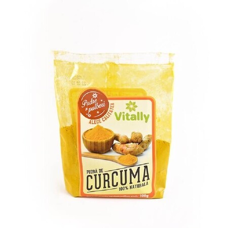 Cúrcuma en polvo, 100 gr, Vitally