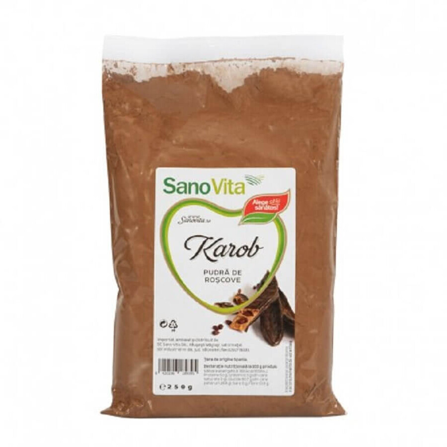 Roscove en polvo, Karob, 250 g, Sanovita