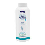 Talc avec amidon de riz, 0 mois, Baby Moments, 150g, Chicco