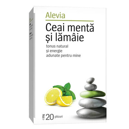 Té con menta y limón, 20 bolsitas, Alevia