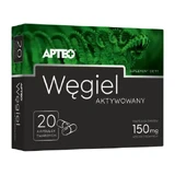 Carbón activado APTEO, 20 cápsulas