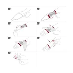Actimove Professional Line Proteză stabilizatoare pentru încheietura mâinii cu întărire și compresie medicală (XL) dreapta alb