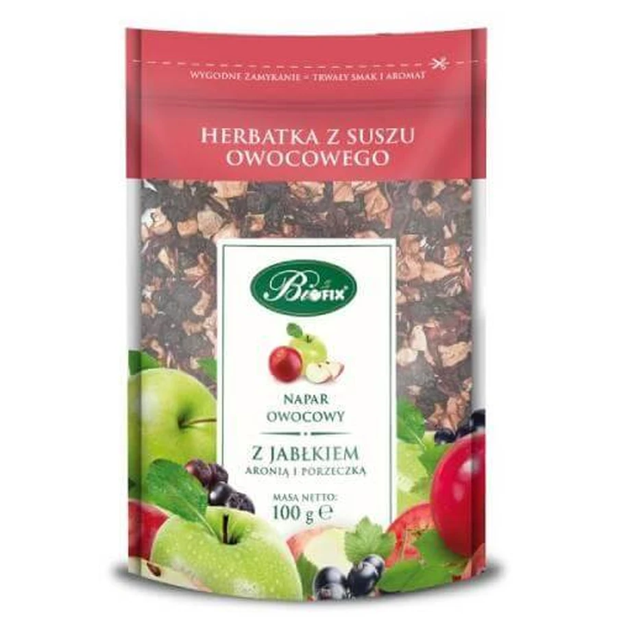 BiFix Infusion de fruits à la pomme, à l'airelle et à la groseille, 100g